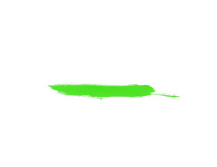 Obraz premium Green paint stroke for art concept