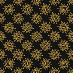 abstract decorative floral seamless pattern