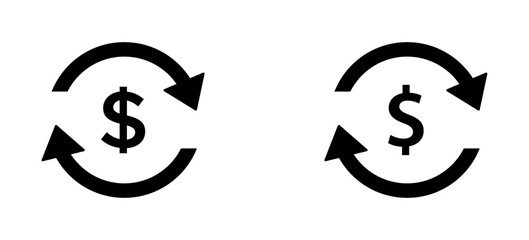 Vector money transfer Icons