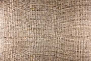 Brown burlap with beautiful canvas texture