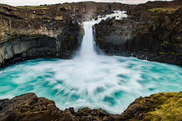 Aldeyjarfoss Waterfall in Iceland