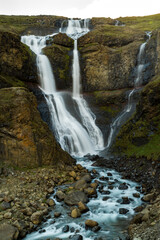 Ysti Rjúkandi Waterfall in Iceland