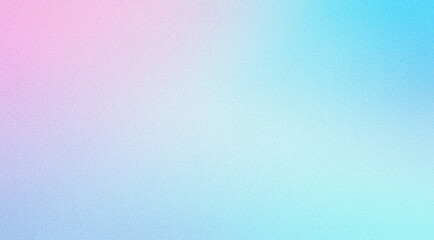 Blue purple pink grainy gradient background, pastel blurred colors noise texture, banner design
