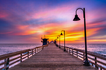 Obraz premium San Diego California Beach Sunsets