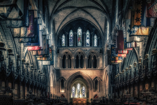 Altar In St. Patricks Cathedral, Dublin, Ireland