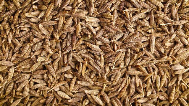 dried Cumin seeds background