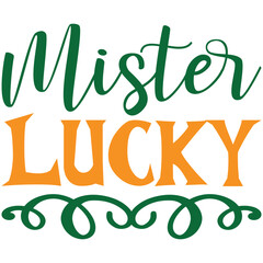 Naklejka premium Mister Lucky
