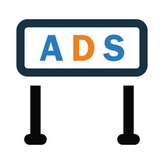 Advertisement, advertising, billboard icon