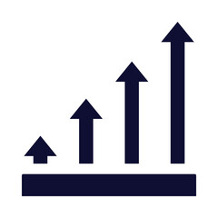 growth, graph, business growth graph chart icon