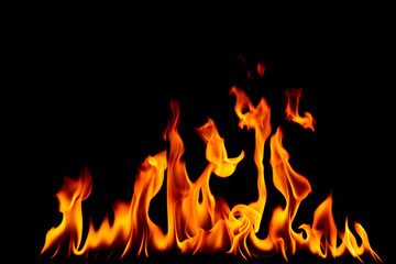 flame fuel png heat and burning hazard explode barbecue red yellow flame isolated on black background