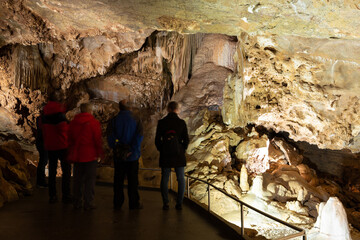 Picturesque view of Koneprusy caves in Czech Republic