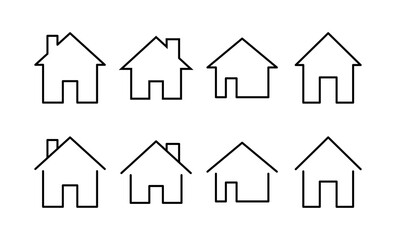 House icon vector for web and mobile app. Home sign and symbol