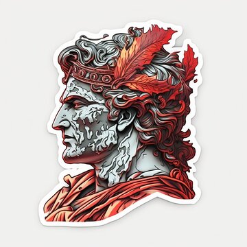 Roman mythology sticker 