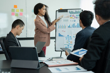 Asia business meeting   consultations of business people in the company's meeting room. 
