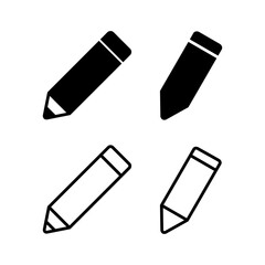 Pencil icon vector illustration. pen sign and symbol. edit icon vector