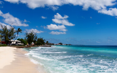 Fototapeta na wymiar beautiful beach on Barbados