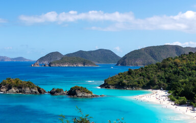 Fototapeta premium Trunk Bay Beach on St. John, USVI