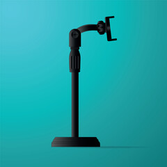 camera, Adjustable size phone holder