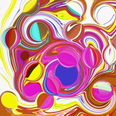 beautiful abstract distortion of photos