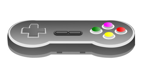 video game controller isolated