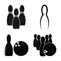 bowling logo vector