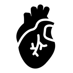heart glyph icon