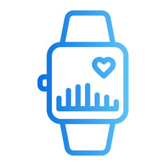 smartwatch gradient icon