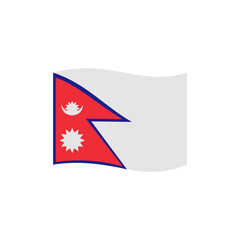 Nepal flags icon set, Nepal independence day icon set vector sign symbol