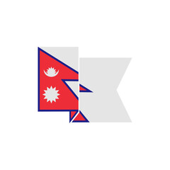 Nepal flags icon set, Nepal independence day icon set vector sign symbol