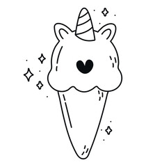 unicorn ice cream