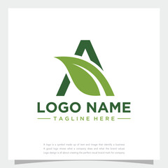 A green leaf logo that is suitable for your business