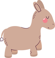 flushed donkey design