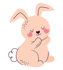 flushed bunny design