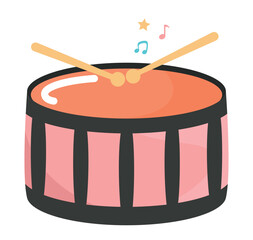 colored drum design
