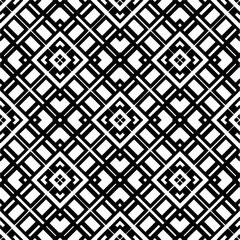 Vector monochrome pattern, Abstract texture for fabric print, card, table cloth, furniture, banner, cover, invitation, decoration, wrapping.seamless repeating pattern.Black and white color.