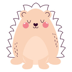 flushed hedgehog design