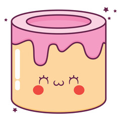 kawaii paint bucket