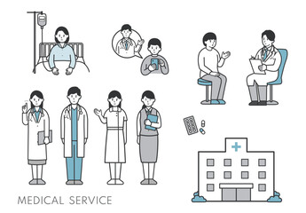 医療系（メディカル）イラストセット