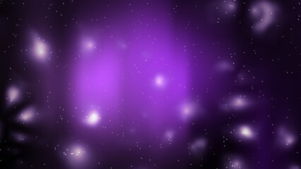 Purple star glow universe background. 2D layout illustration