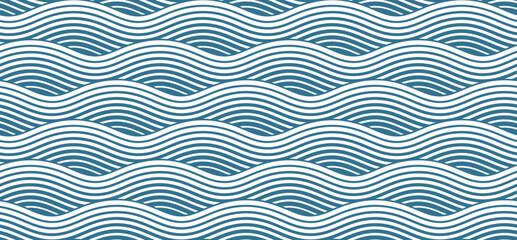 Seamless wave pattern