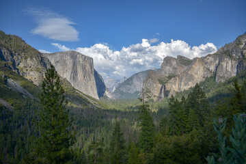 Inside Yosemite National Park in California