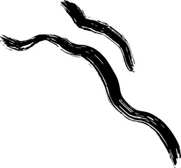 Dry Brush Grunge Wave Stroke Texture