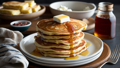 stack of pancakes