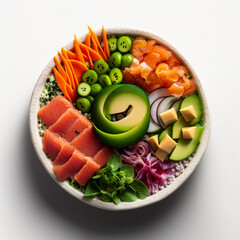 vegetables on a plate