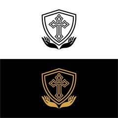 shield logo church