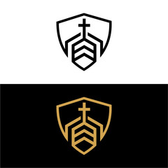 shield logo church