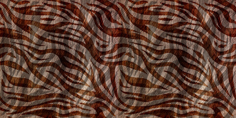 Seamless zebra pattern colorful texture of wood background closeup.
