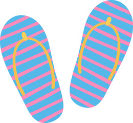 Flip Flops summer illustration