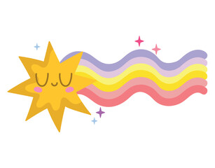 rainbow star spring
