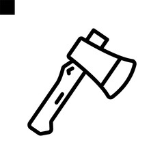 axe wood logo icon
